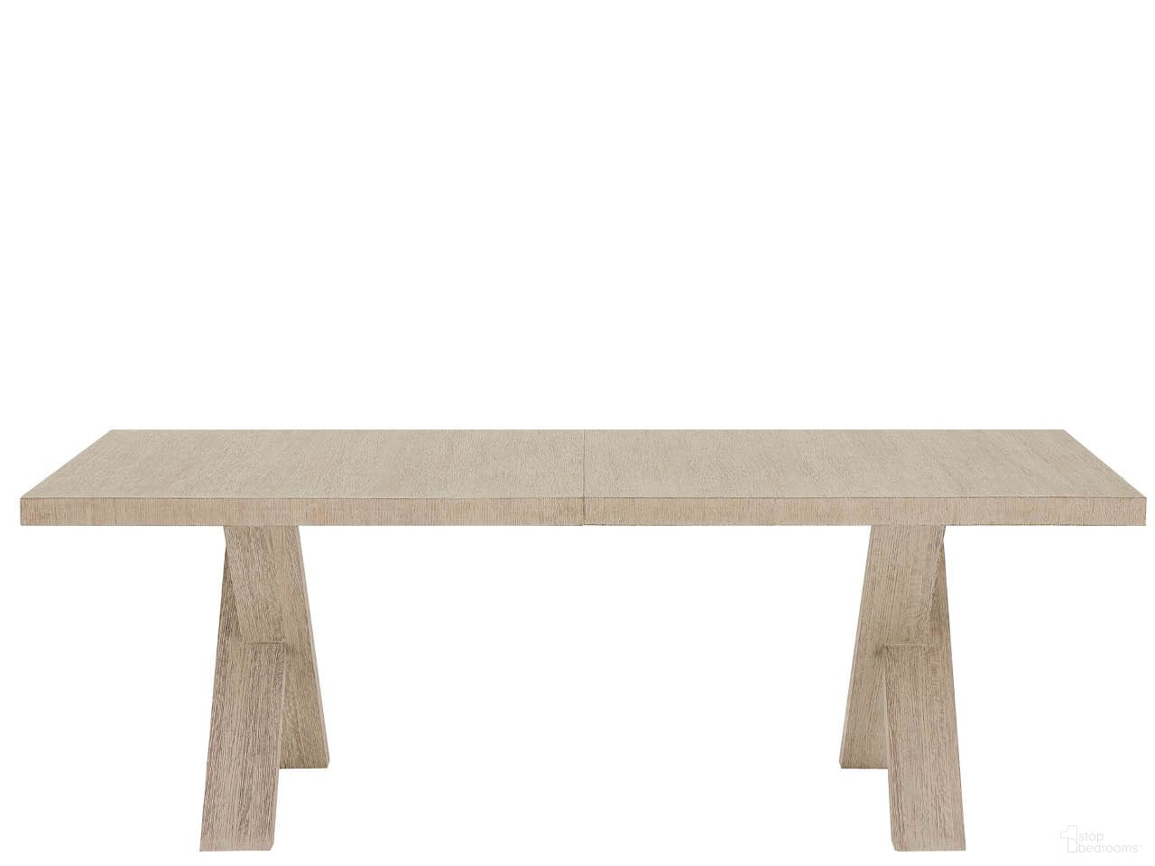 The appearance of Oasis Dockside Dining Table In Natural Oak designed by Universal in the modern / contemporary interior design. This natural oak piece of furniture was selected by 1StopBedrooms from Oasis Collection to add a touch of cosiness and style into your home. Sku: U533653. Table Base Style: Double Pedestal. Material: Wood. Table Top Shape: Rectangular. Size: 40" x 86".