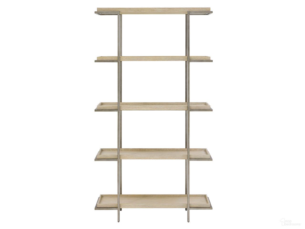 The appearance of Oasis Etagere In Dockside Tan designed by Universal in the transitional interior design. This dockside tan piece of furniture was selected by 1StopBedrooms from Oasis Collection to add a touch of cosiness and style into your home. Sku: U533851. Material: Wood.