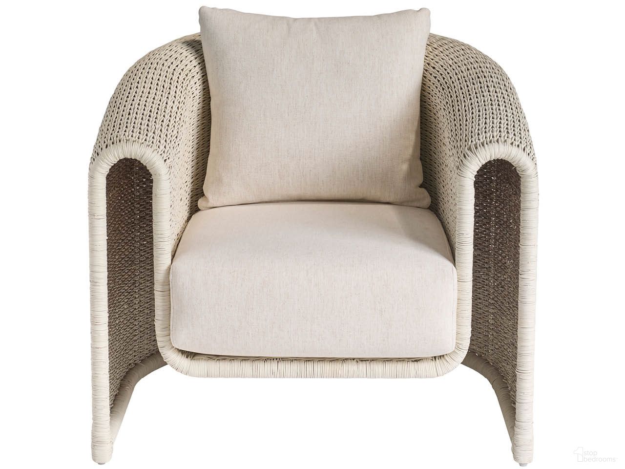 The appearance of Oasis Key Largo Lounge Chair In Cream designed by Universal in the transitional interior design. This cream piece of furniture was selected by 1StopBedrooms from Oasis Collection to add a touch of cosiness and style into your home. Sku: U512503-1201-1. Material: Rattan.