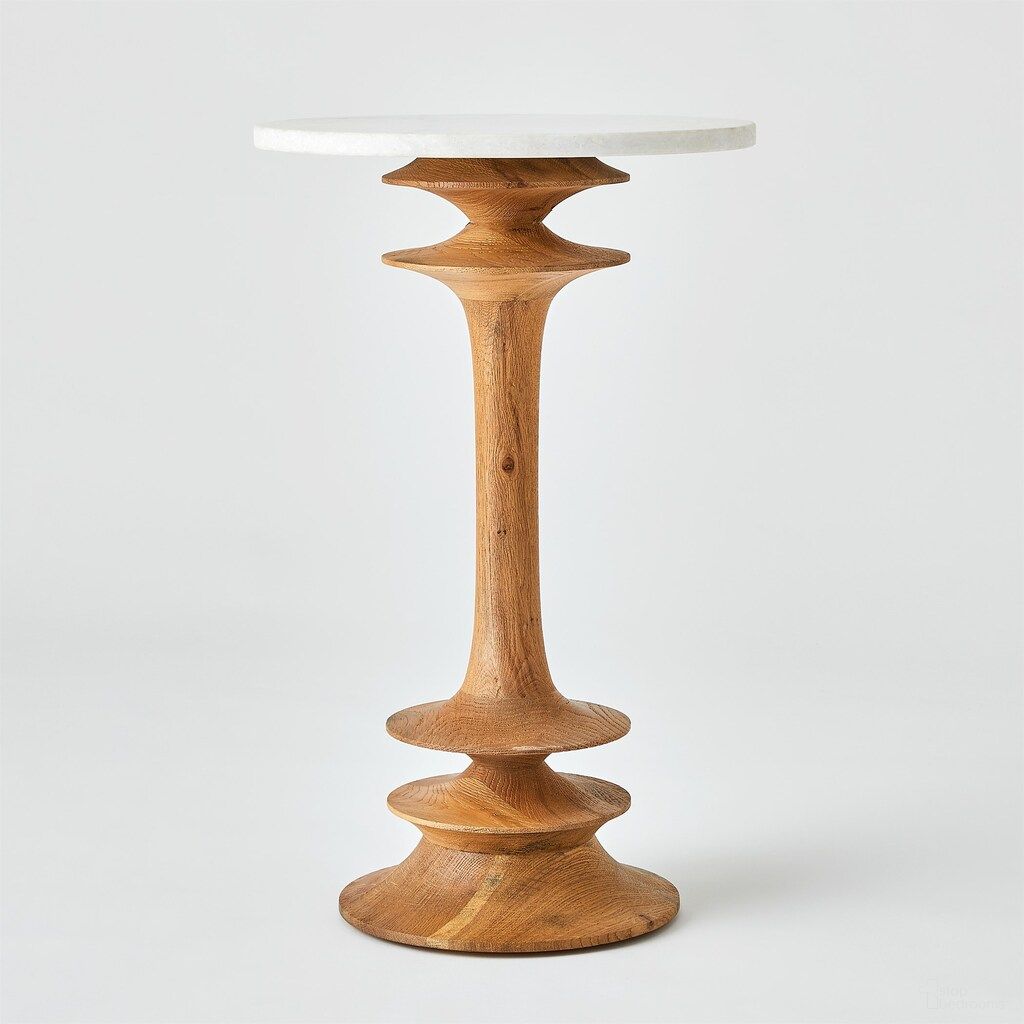 The appearance of Oasis Large Side Table In Natural designed by Global Views in the modern / contemporary interior design. This natural piece of furniture  was selected by 1StopBedrooms from Oasis Collection to add a touch of cosiness and style into your home. Sku: 993932. Material: Wood.