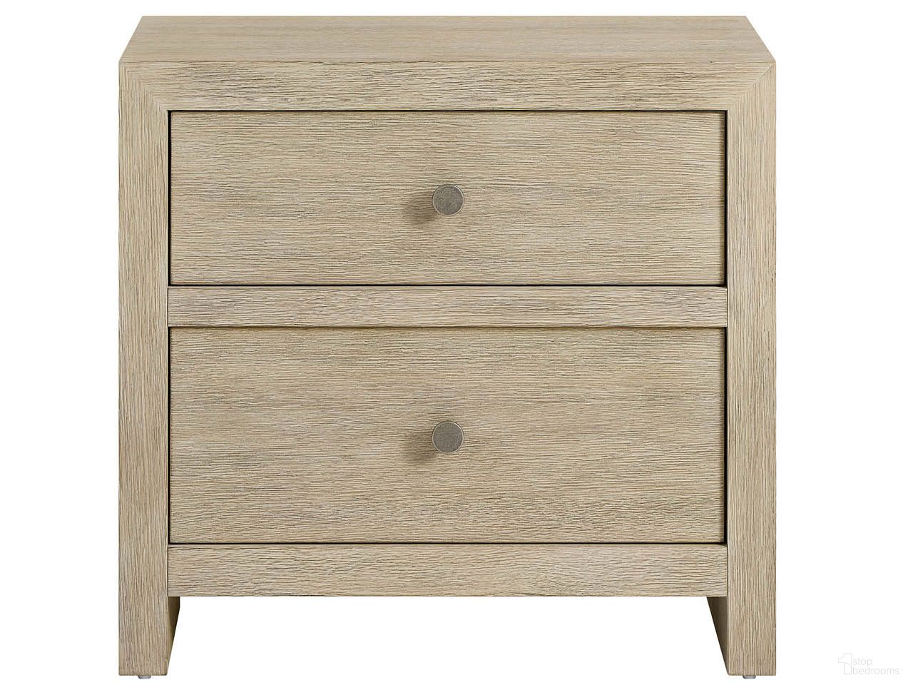 The appearance of Oasis Nightstand In Dockside Natural Tan Oak designed by Universal in the transitional interior design. This dockside natural tan oak piece of furniture was selected by 1StopBedrooms from Oasis Collection to add a touch of cosiness and style into your home. Sku: U533350. Material: Wood.