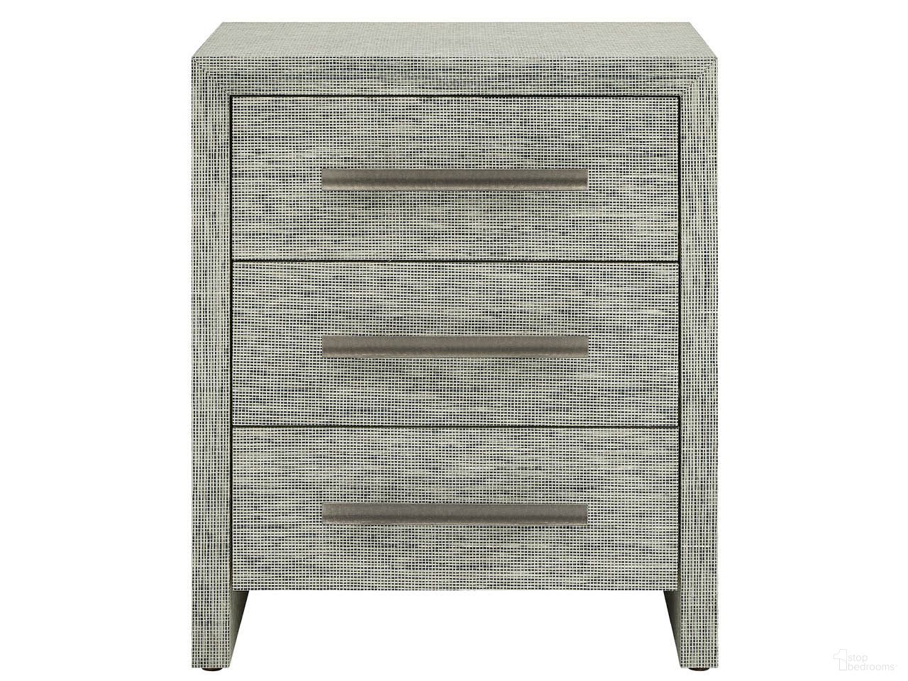 The appearance of Oasis Nightstand In Seascape Blue designed by Universal in the transitional interior design. This seascape blue piece of furniture was selected by 1StopBedrooms from Oasis Collection to add a touch of cosiness and style into your home. Sku: U533B357. Material: Wood.