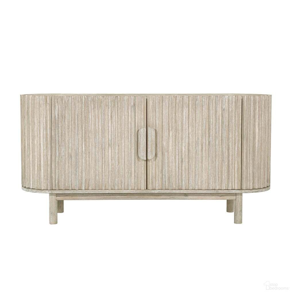 The appearance of Oasis Sideboard In Natural Whitewashed designed by LH Imports in the modern / contemporary interior design. This natural whitewashed piece of furniture  was selected by 1StopBedrooms from Oasis Collection to add a touch of cosiness and style into your home. Sku: OAS04B. Material: Acacia Wood.