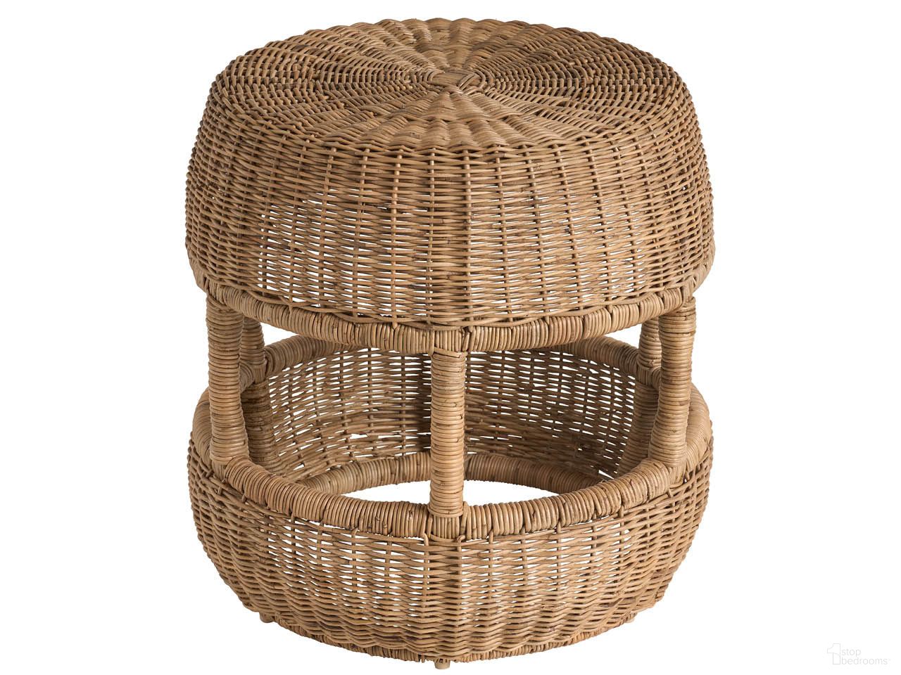 The appearance of Oasis Stool In Woven Slimit Brown designed by Universal in the transitional interior design. This woven slimit brown piece of furniture was selected by 1StopBedrooms from Oasis Collection to add a touch of cosiness and style into your home. Sku: U533382. Material: Wicker.