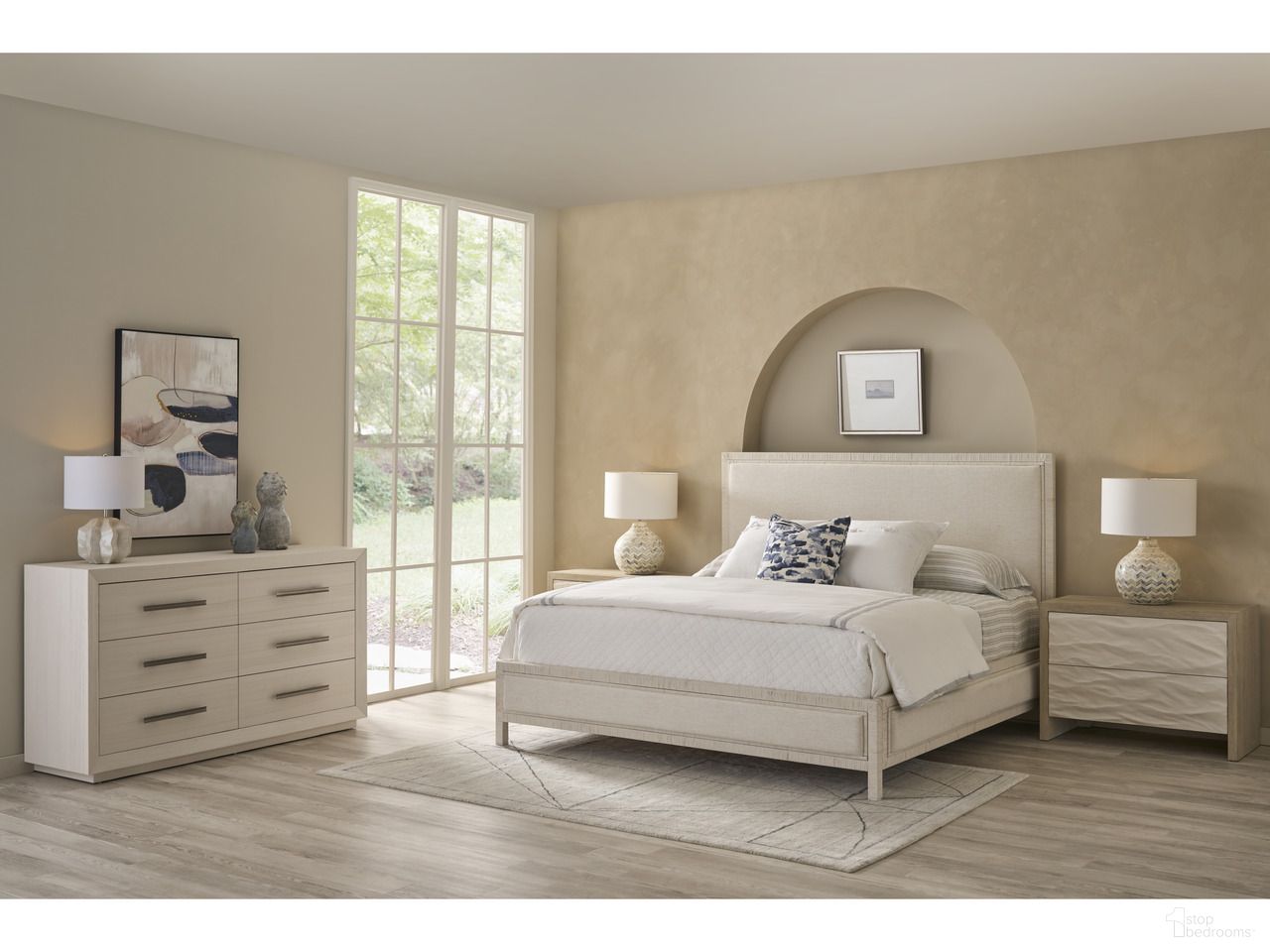 Oasis Tidal Bedroom Set In Cream
