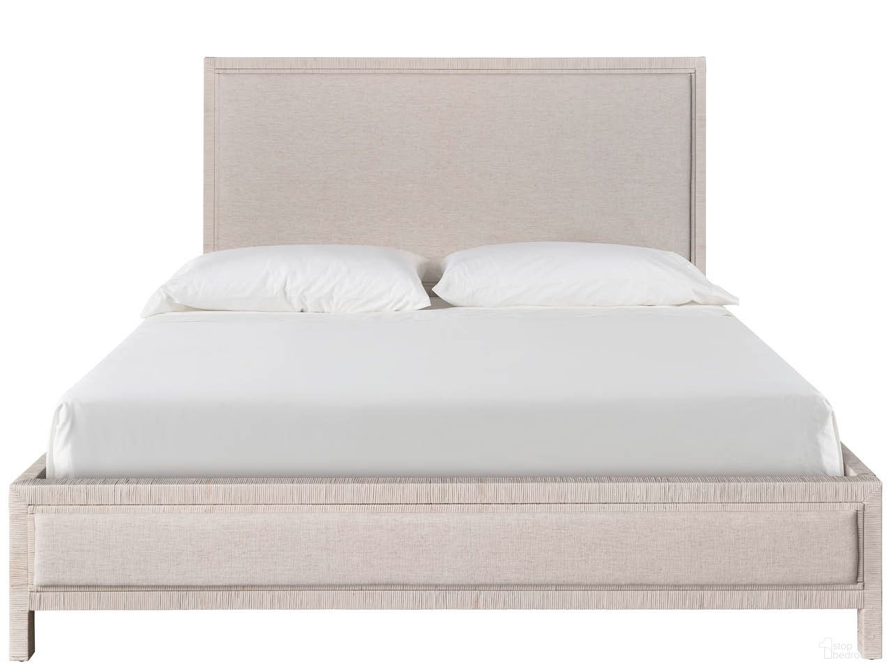 The appearance of Oasis Tidal Queen Bed In Cream designed by Universal in the transitional interior design. This cream piece of furniture was selected by 1StopBedrooms from Oasis Collection to add a touch of cosiness and style into your home. Sku: U533E210B. Bed Type: Panel Bed. Bed Size: Queen. Material: Wicker.