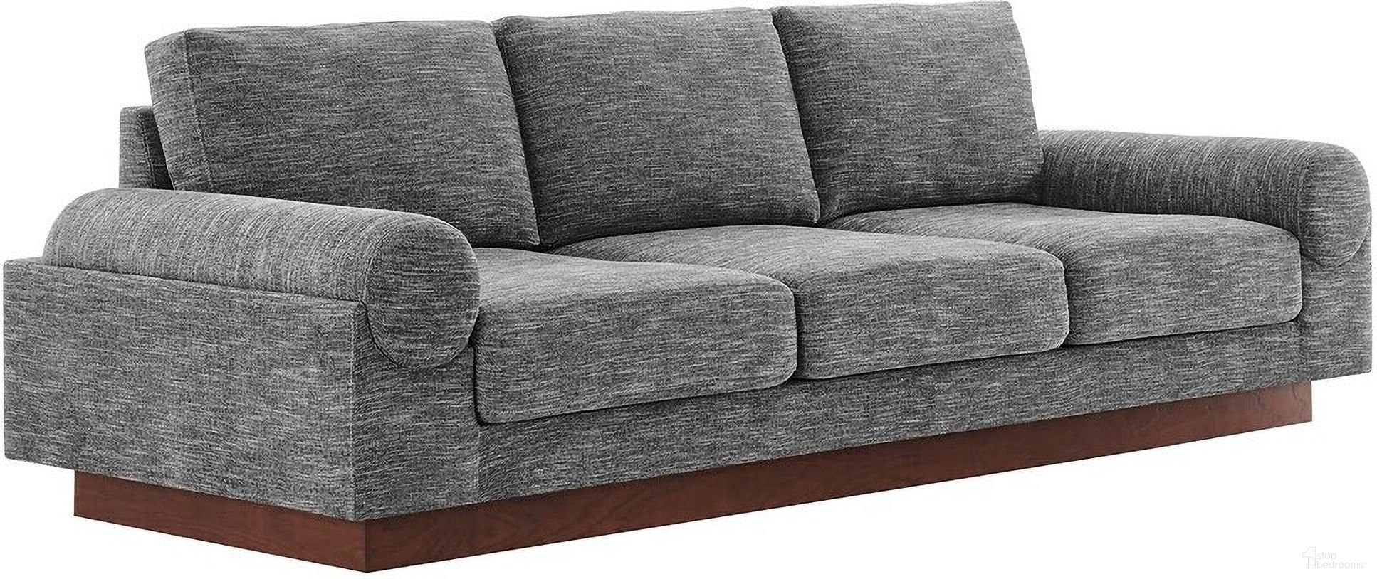 The appearance of Oasis Upholstered Fabric Sofa In Gray designed by Modway in the modern / contemporary interior design. This gray piece of furniture was selected by 1StopBedrooms from Oasis Collection to add a touch of cosiness and style into your home. Sku: EEI-6401-GRY. Material: Plywood.