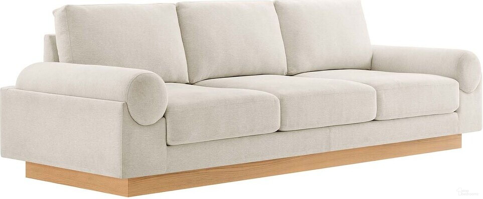 The appearance of Oasis Upholstered Fabric Sofa In Ivory designed by Modway in the modern / contemporary interior design. This ivory piece of furniture was selected by 1StopBedrooms from Oasis Collection to add a touch of cosiness and style into your home. Sku: EEI-6401-IVO. Material: Plywood.