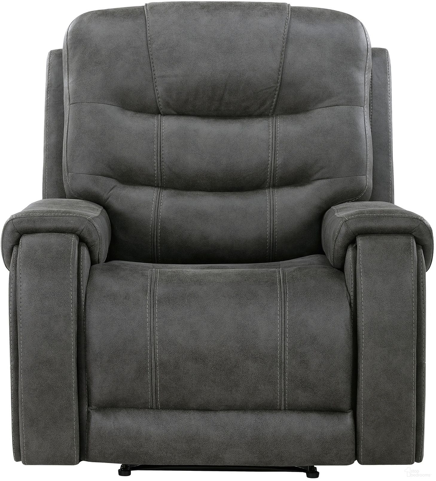 The appearance of Oberon Reclining Chair In Gray designed by Homelegance in the modern / contemporary interior design. This gray piece of furniture was selected by 1StopBedrooms from Oberon Collection to add a touch of cosiness and style into your home. Sku: 9634DGY-1. Material: Microfiber.