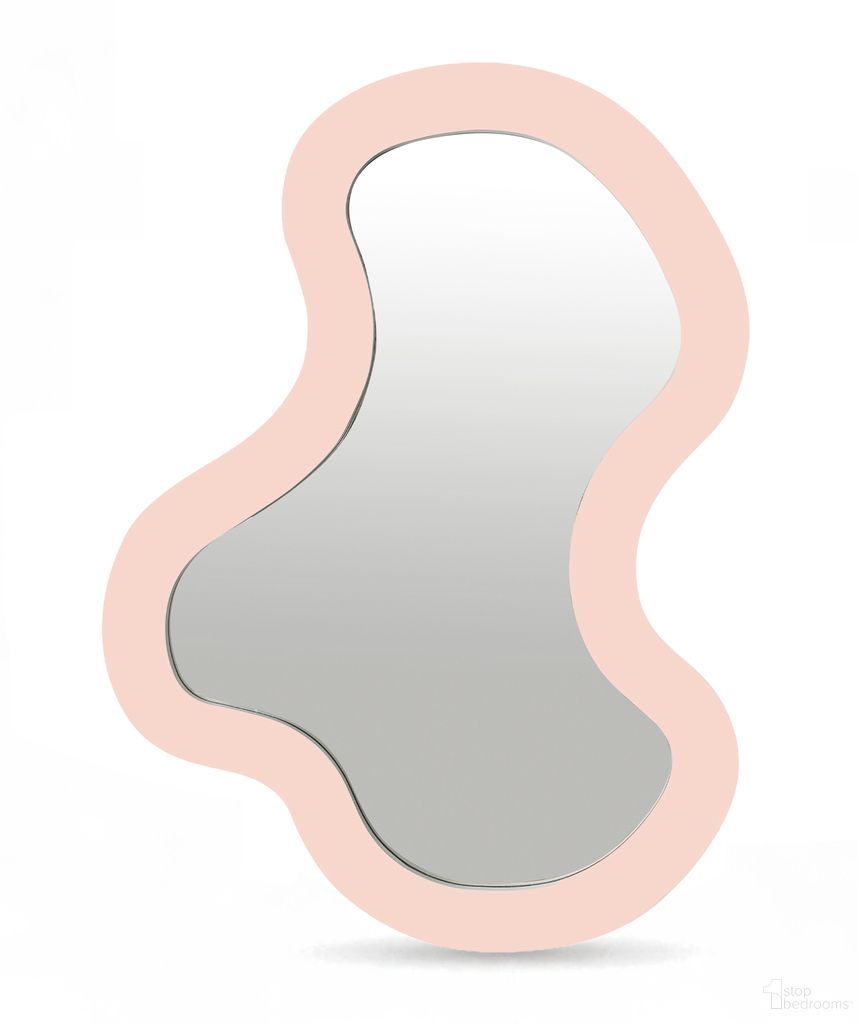 The appearance of Oblique 38 Inch Iron Frame Mirror In Pink designed by Meridian in the modern / contemporary interior design. This pink piece of furniture was selected by 1StopBedrooms from Oblique Collection to add a touch of cosiness and style into your home. Sku: 440Pink-38M. Material: Iron.