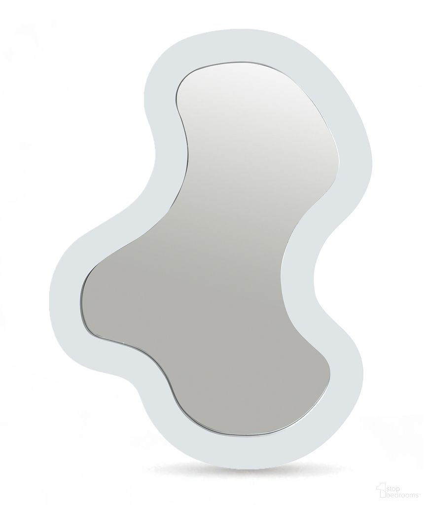 The appearance of Oblique 38 Inch Iron Frame Mirror In White designed by Meridian in the modern / contemporary interior design. This white piece of furniture was selected by 1StopBedrooms from Oblique Collection to add a touch of cosiness and style into your home. Sku: 440White-38M. Material: Iron.