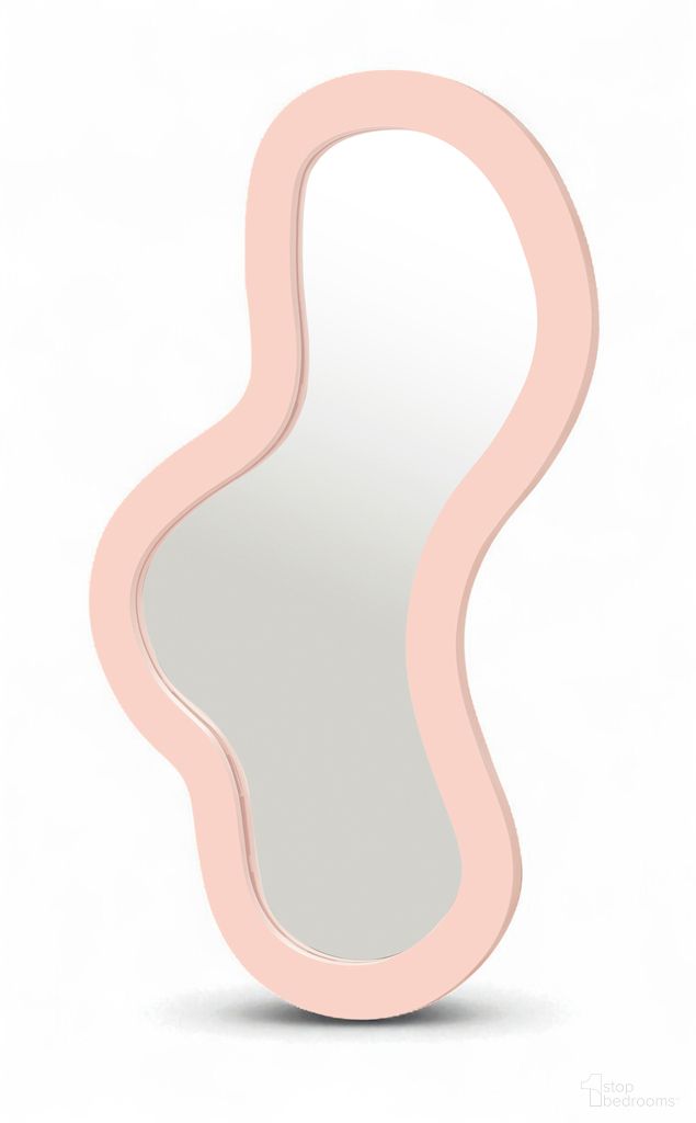 The appearance of Oblique 48 Inch Iron Frame Mirror In Pink designed by Meridian in the modern / contemporary interior design. This pink piece of furniture was selected by 1StopBedrooms from Oblique Collection to add a touch of cosiness and style into your home. Sku: 440Pink-48M. Material: Iron.