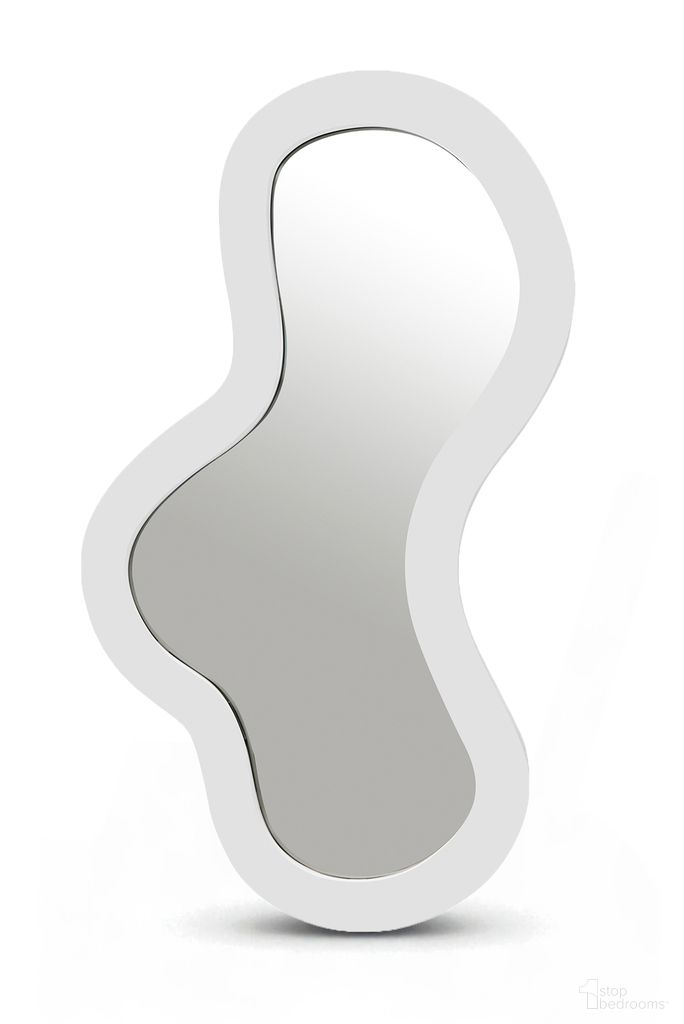 The appearance of Oblique 48 Inch Iron Frame Mirror In White designed by Meridian in the modern / contemporary interior design. This white piece of furniture was selected by 1StopBedrooms from Oblique Collection to add a touch of cosiness and style into your home. Sku: 440White-48M. Material: Iron.