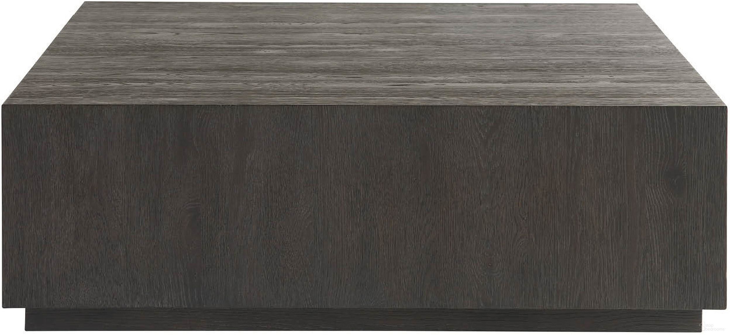 Obsidian Square Cocktail Table In oak