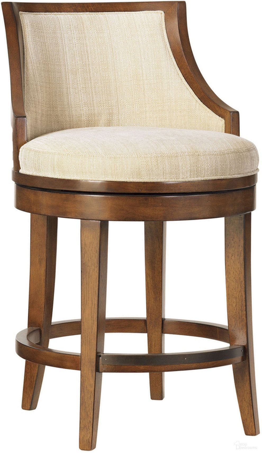 Ocean Club Cabana Swivel Counter Stool In Bali