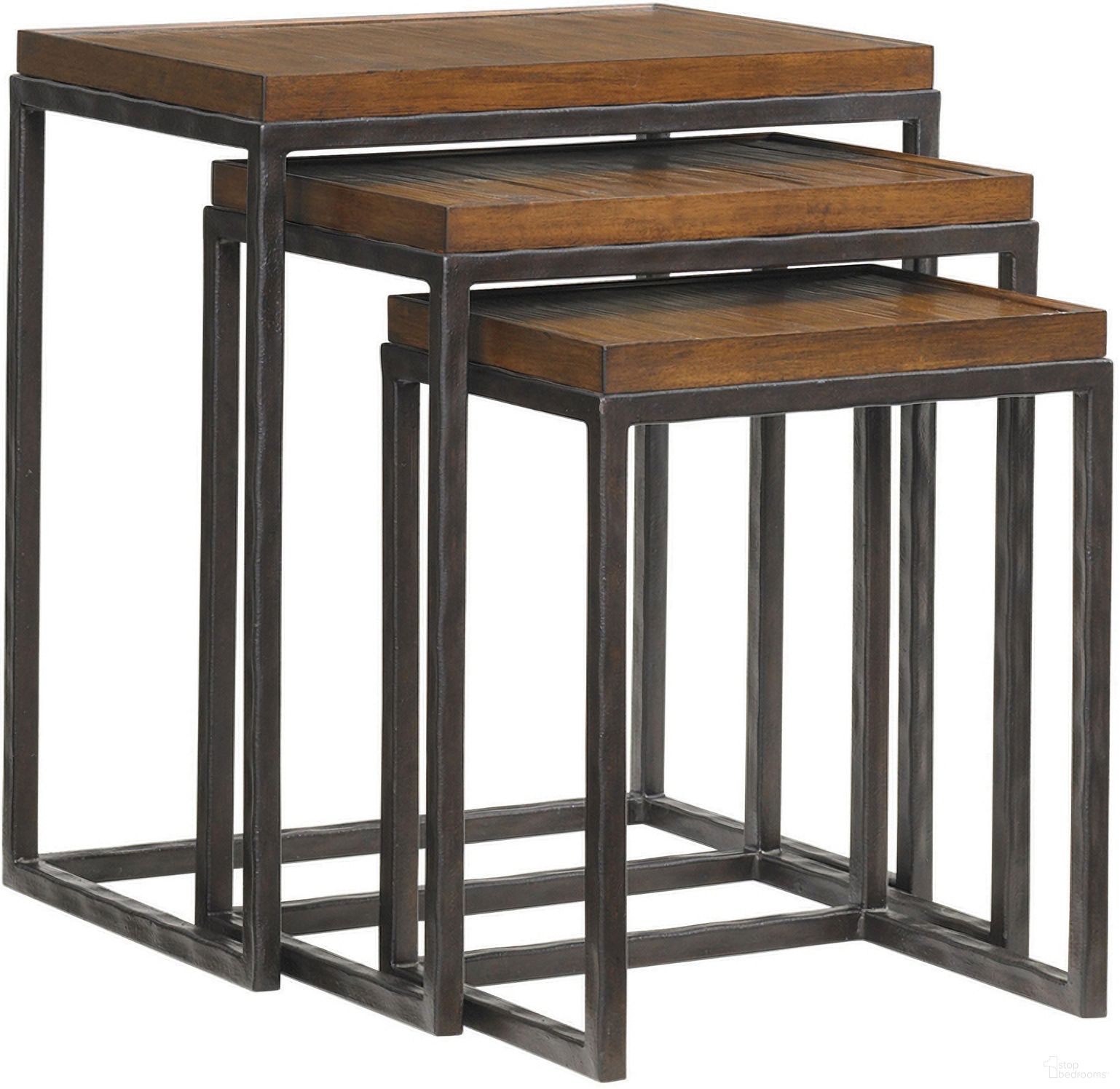 The appearance of Ocean Club Ocean Reef Nesting Tables In Bali designed by Tommy Bahama in the transitional interior design. This bali piece of furniture was selected by 1StopBedrooms from Ocean Club Collection to add a touch of cosiness and style into your home. Sku: 536-942. Material: Rattan.