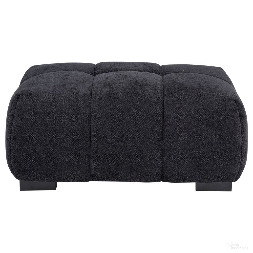 The appearance of Octavia Fabric Rectangular Upholstered Ottoman In Black designed by Coaster in the modern / contemporary interior design. This black piece of furniture was selected by 1StopBedrooms from Octavia Collection to add a touch of cosiness and style into your home. Sku: 511064. Material: Polyester.