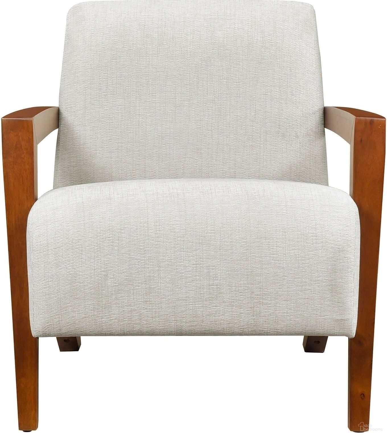 The appearance of Odessa Accent Chair In Beige designed by Homelegance in the transitional interior design. This beige piece of furniture  was selected by 1StopBedrooms from Odessa Collection to add a touch of cosiness and style into your home. Sku: 1136BE-1. Material: Chenille.