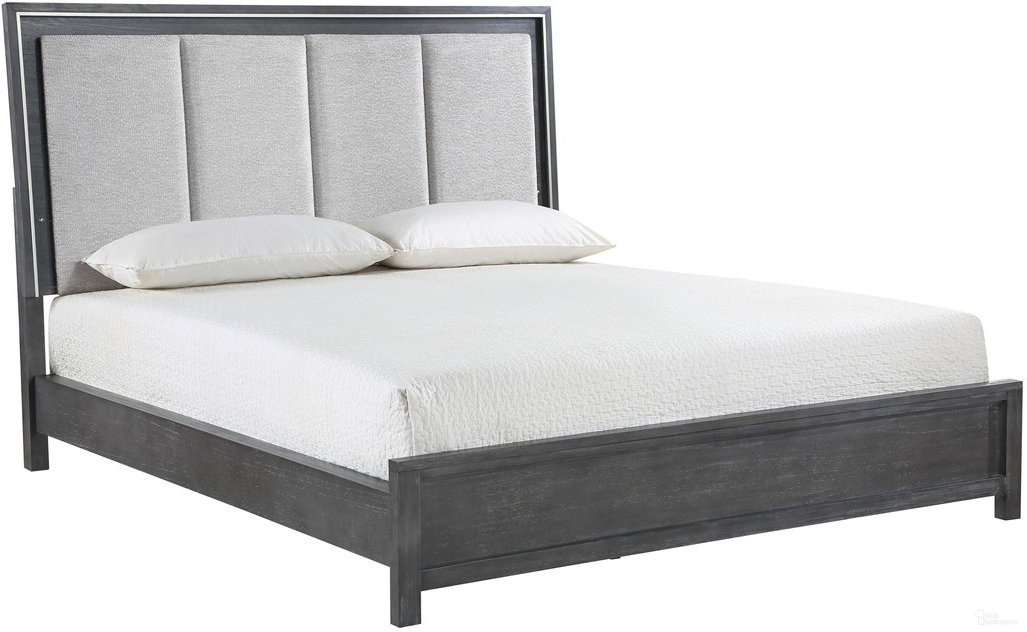 Odessa Queen Bed In Charcoal
