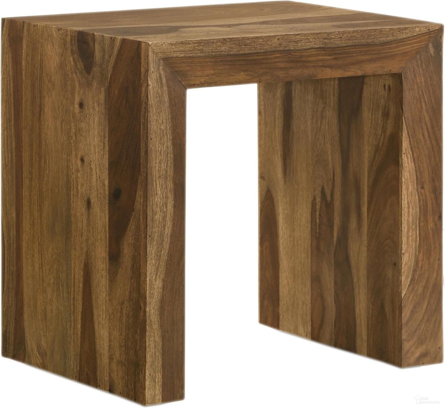 The appearance of Odilia Rectangular Solid Wood End Table Auburn designed by Coaster in the country / farmhouse interior design. This auburn piece of furniture  was selected by 1StopBedrooms from Odilia Collection to add a touch of cosiness and style into your home. Sku: 708417. Material: Wood.
