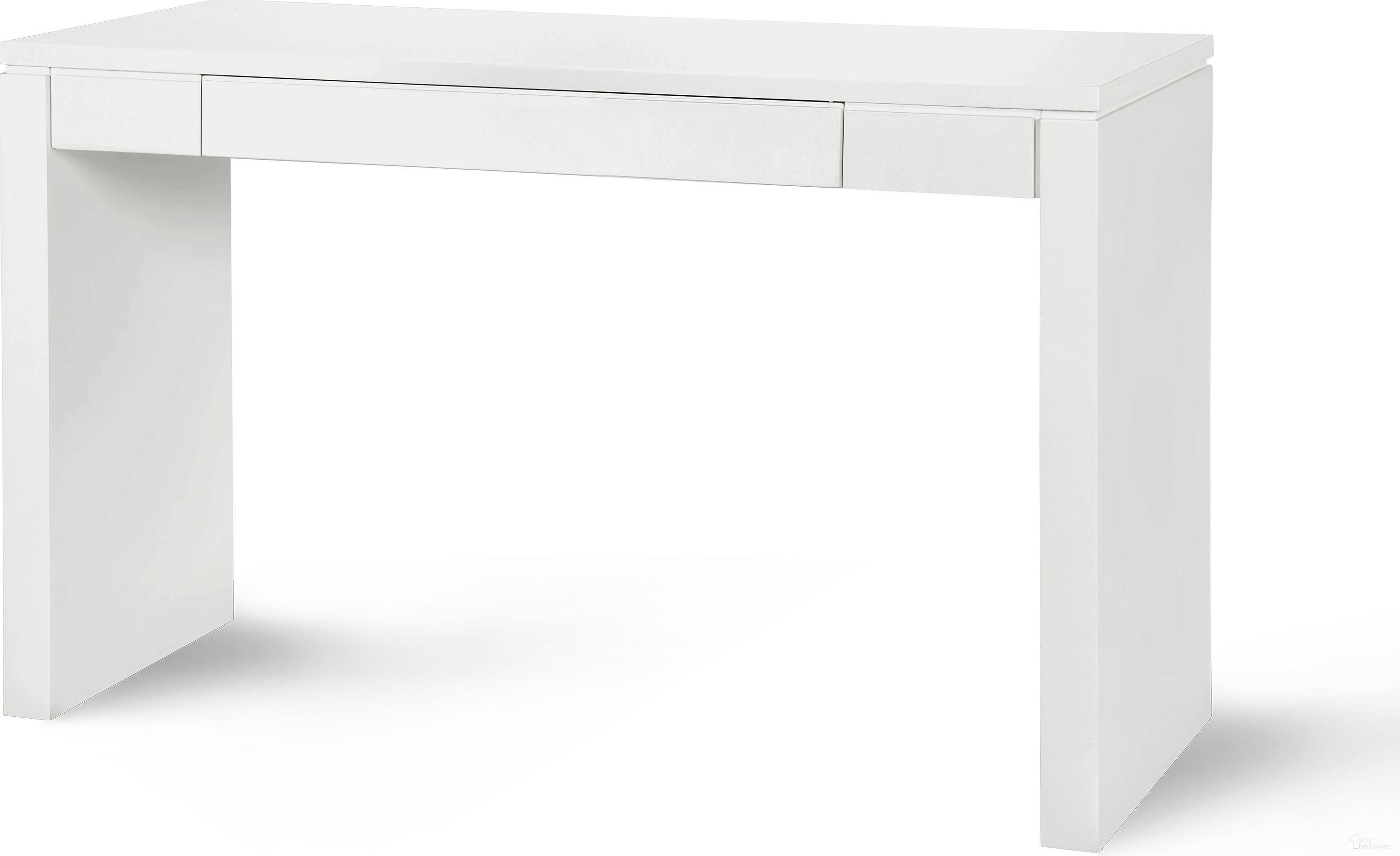 The appearance of Odom Console Table In White Pearl designed by Villa & House in the transitional interior design. This white pearl piece of furniture  was selected by 1StopBedrooms from Odom Collection to add a touch of cosiness and style into your home. Sku: ODM-400-09. Material: Wood.