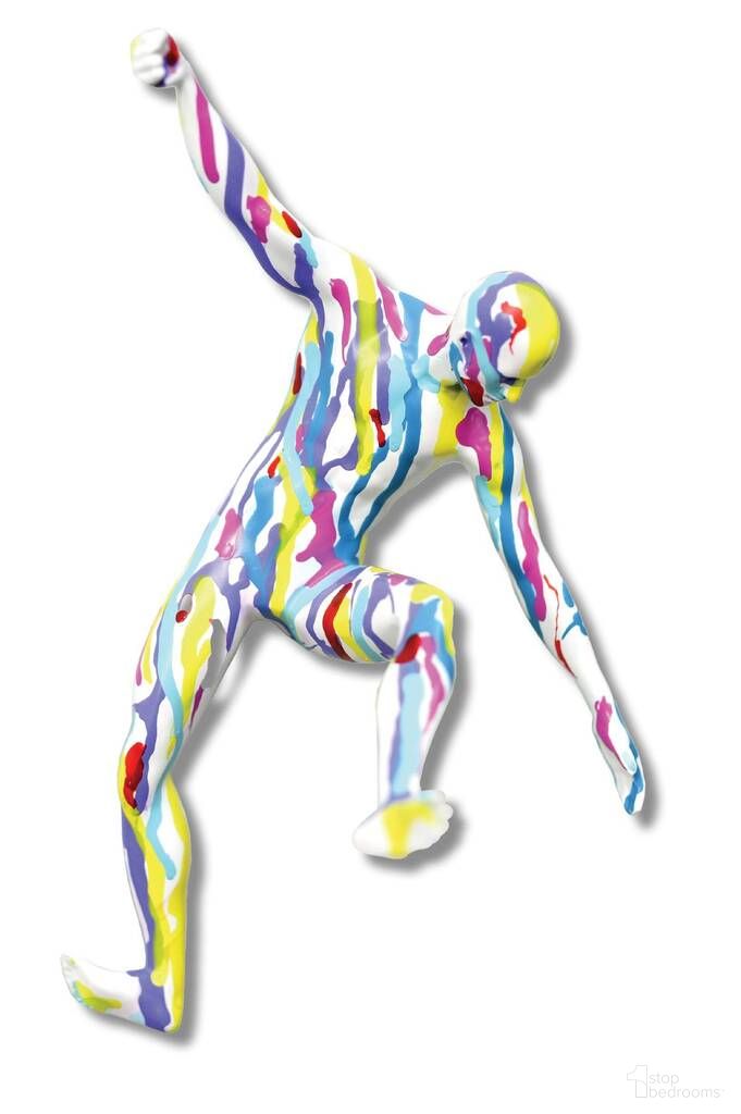 Off the Wall Vivid Abstract Wall Sculpture In Multi