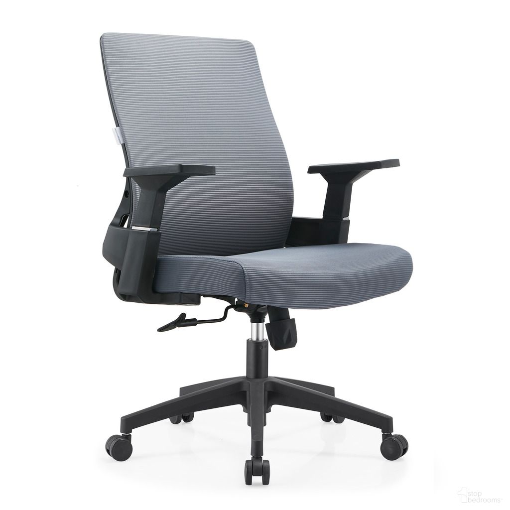 The appearance of Office Brio Office Task Chair In Grey designed by LeisureMod in the modern / contemporary interior design. This grey piece of furniture was selected by 1StopBedrooms from Brio Collection to add a touch of cosiness and style into your home. Sku: BO60GR. Material: Fabric.