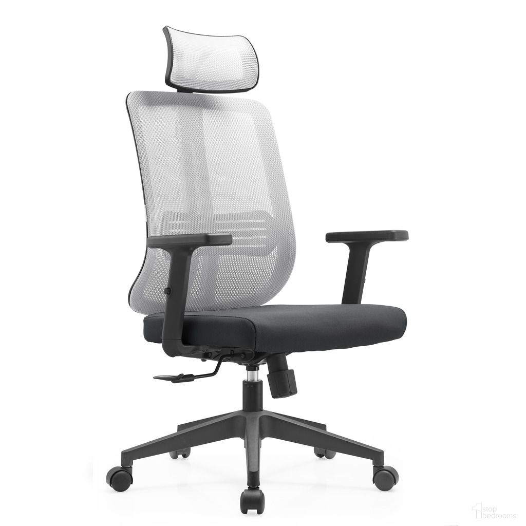 The appearance of Office Nift Office Task Chair In White designed by LeisureMod in the modern / contemporary interior design. This white piece of furniture was selected by 1StopBedrooms from Nift Collection to add a touch of cosiness and style into your home. Sku: NO62W. Material: Fabric.