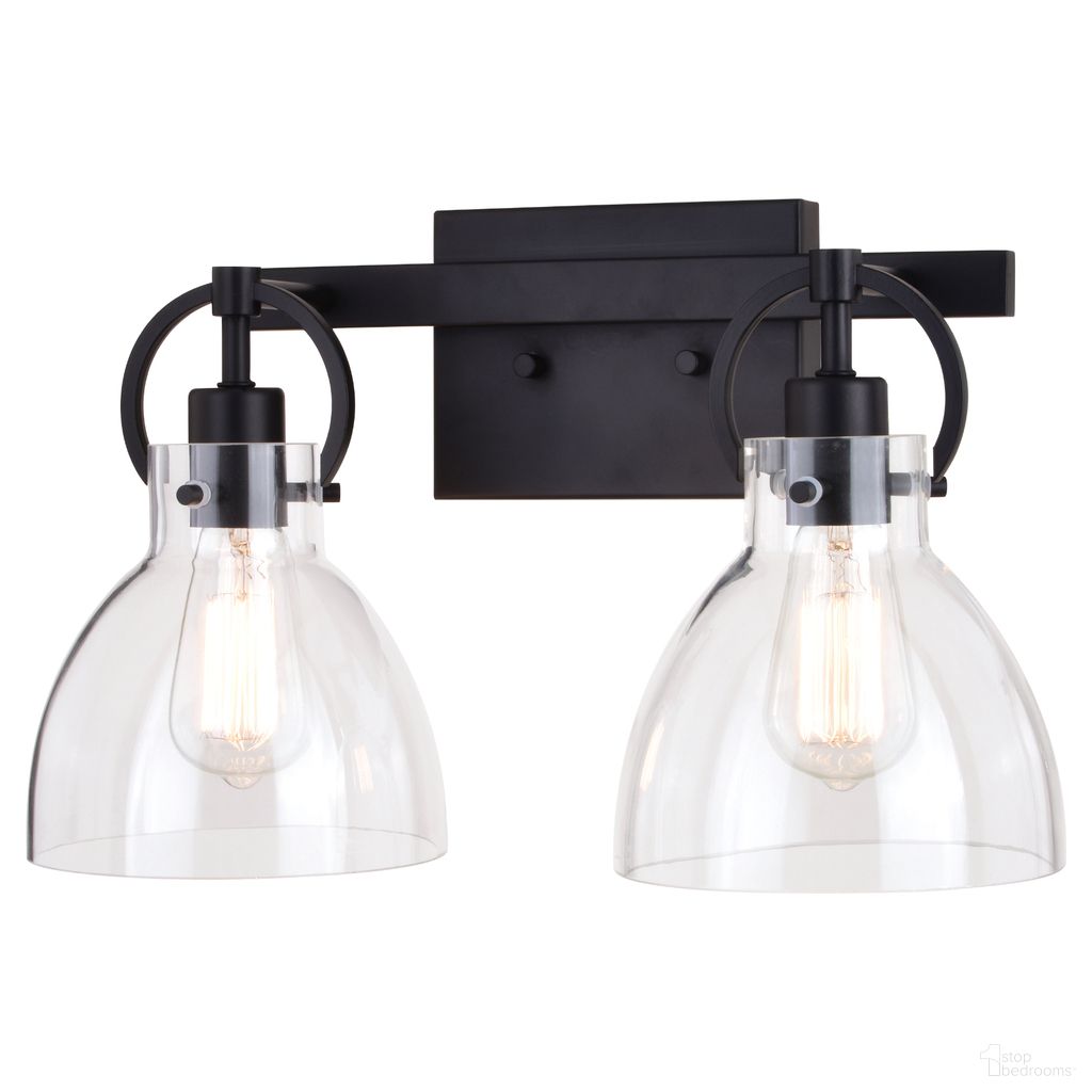 Ogden 2 Light Vanity In Matte Black