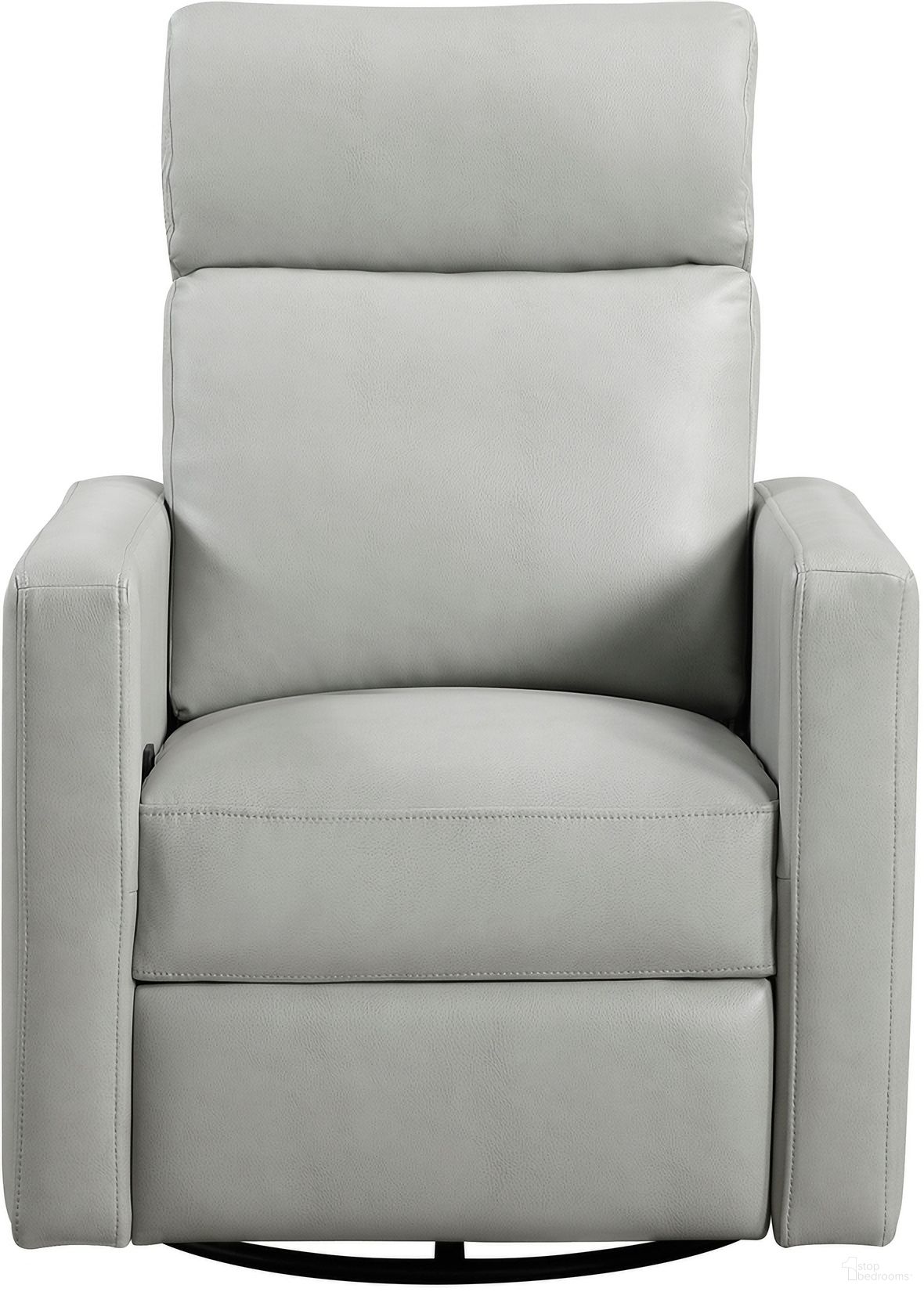 The appearance of Olathe Swivel Glider Reclining Chair In Gray designed by Homelegance in the modern / contemporary interior design. This gray piece of furniture was selected by 1StopBedrooms from Olathe Collection to add a touch of cosiness and style into your home. Sku: 9504SM-1. Material: Faux Leather.