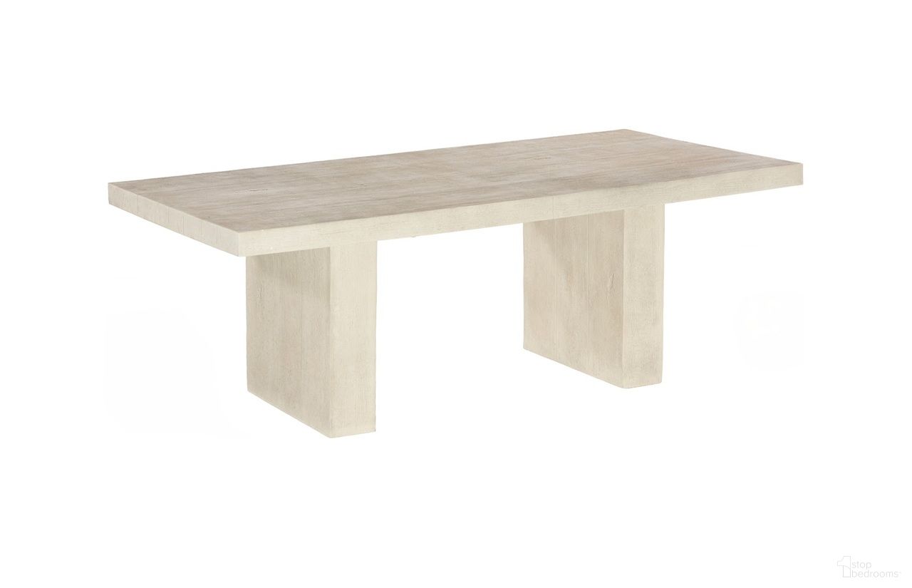 The appearance of Old Lumber Outdoor Dining Table In Roman Stone designed by Phillips Collection in the rustic / southwestern interior design. This roman stone piece of furniture was selected by 1StopBedrooms from to add a touch of cosiness and style into your home. Sku: PH63850. Table Base Style: Legs. Table Top Shape: Rectangular. Material: Resin.