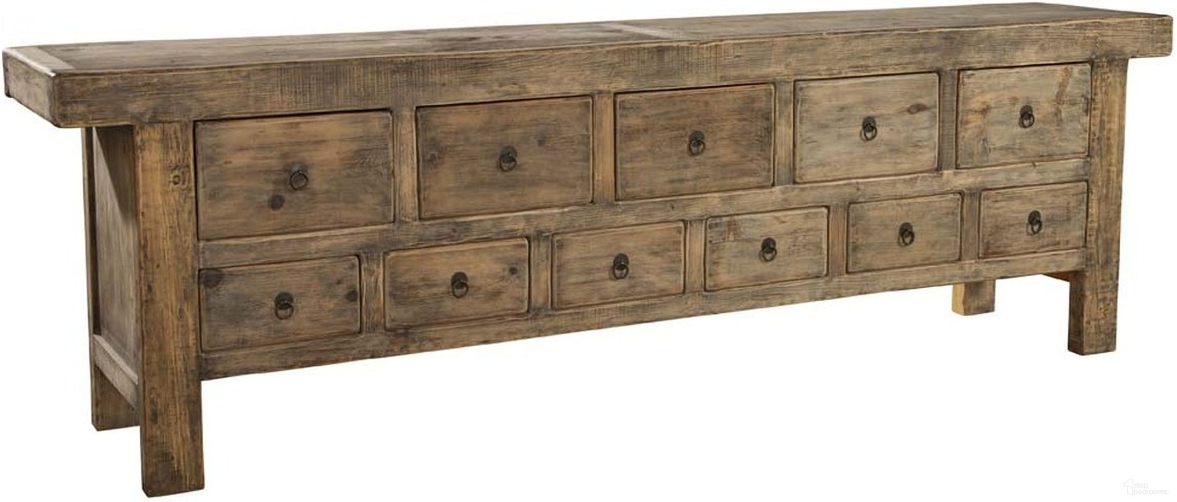 The appearance of Old Pine Drawer Bank designed by Furniture Classics in the modern / contemporary interior design. This piece of furniture was selected by 1StopBedrooms from to add a touch of cosiness and style into your home. Sku: 72128WABLK. Material: Reclaimed Pine.