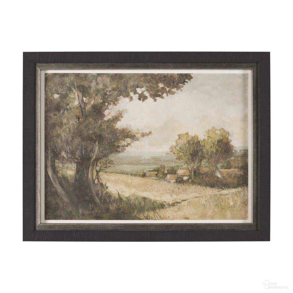 Old Style Landscape II Wall Art In Brown and Green