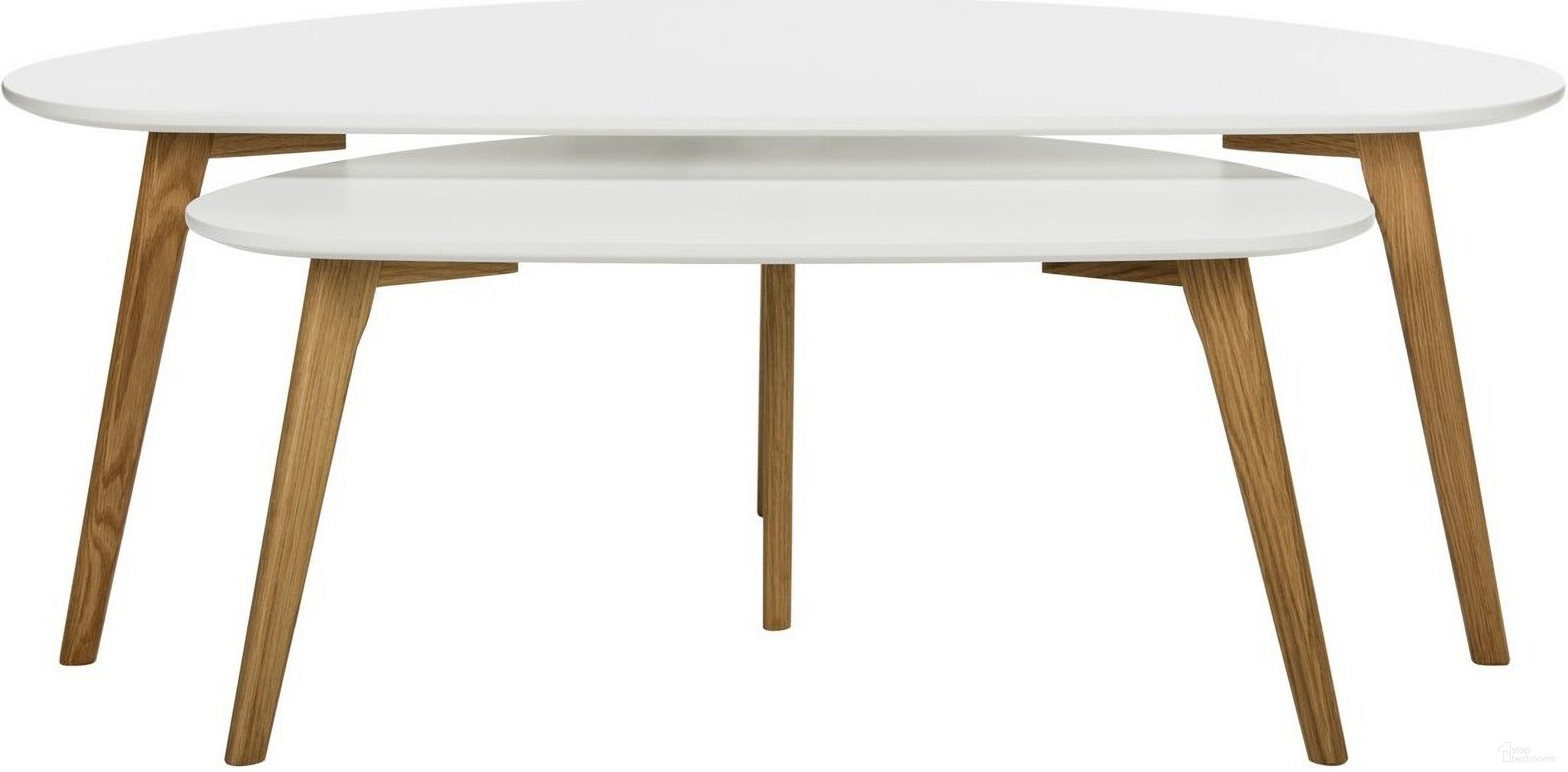 The appearance of Olida White Double Coffee Table designed by Safavieh in the modern / contemporary interior design. This white piece of furniture was selected by 1StopBedrooms from Safavieh FOX Collection to add a touch of cosiness and style into your home. Sku: FOX8208A. Material: Wood.