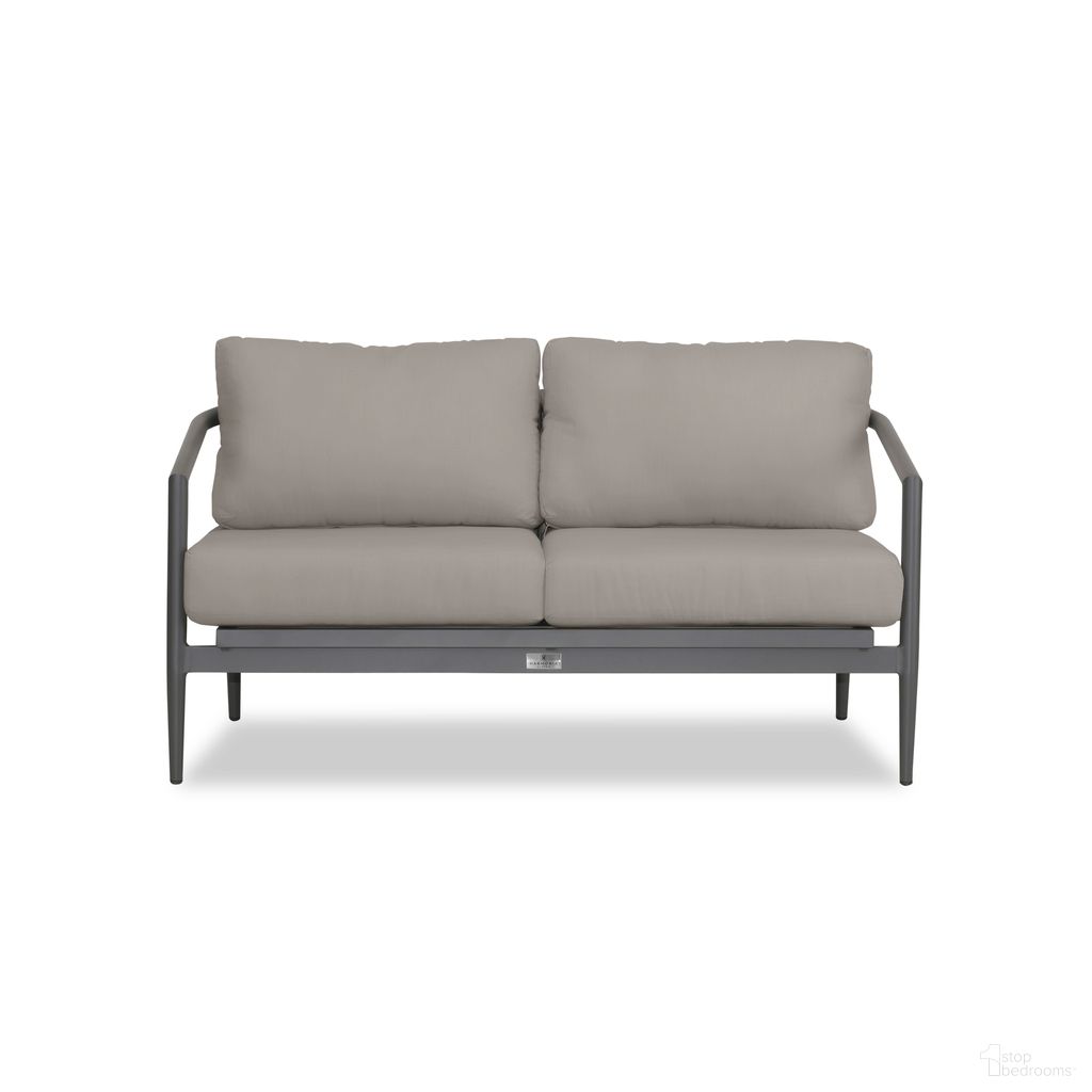 The appearance of Olio Loveseat In Canvas Charcoal and Slate designed by Harmonia Living in the modern / contemporary interior design. This canvas charcoal/slate piece of furniture was selected by 1StopBedrooms from Olio Collection to add a touch of cosiness and style into your home. Sku: OLIO-SL-PG-LS-CC. Material: Aluminum.