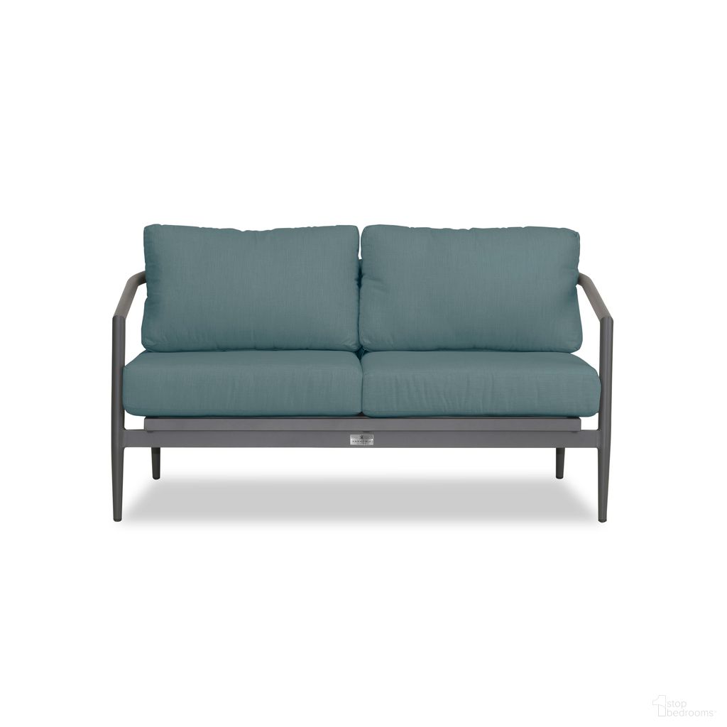 The appearance of Olio Loveseat In Cast Lagoon and Slate designed by Harmonia Living in the modern / contemporary interior design. This cast lagoon/slate piece of furniture was selected by 1StopBedrooms from Olio Collection to add a touch of cosiness and style into your home. Sku: OLIO-SL-PG-LS-CL. Material: Aluminum.