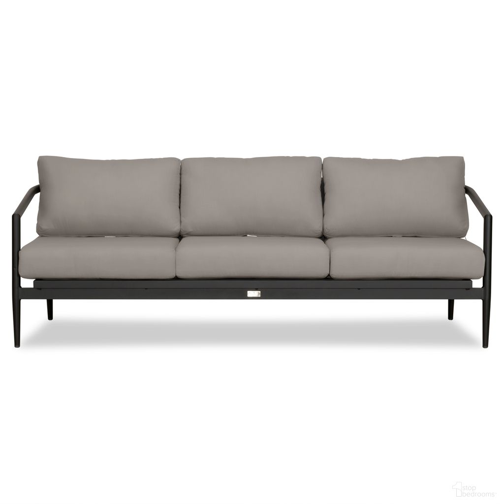 The appearance of Olio Sofa In Canvas Charcoal and Black designed by Harmonia Living in the modern / contemporary interior design. This canvas charcoal/black piece of furniture  was selected by 1StopBedrooms from Olio Collection to add a touch of cosiness and style into your home. Sku: OLIO-BK-CO-S-CC. Material: Aluminum.