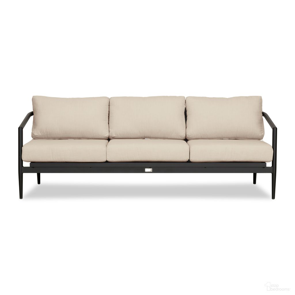 The appearance of Olio Sofa In Canvas Flax and Black designed by Harmonia Living in the modern / contemporary interior design. This canvas flax/black piece of furniture was selected by 1StopBedrooms from Olio Collection to add a touch of cosiness and style into your home. Sku: OLIO-BK-CO-S-CF. Material: Aluminum.