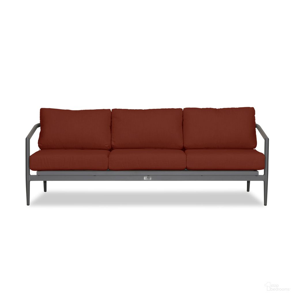 The appearance of Olio Sofa In Canvas Henna and Slate designed by Harmonia Living in the modern / contemporary interior design. This canvas henna/slate piece of furniture was selected by 1StopBedrooms from Olio Collection to add a touch of cosiness and style into your home. Sku: OLIO-SL-PG-S-HN. Material: Aluminum.