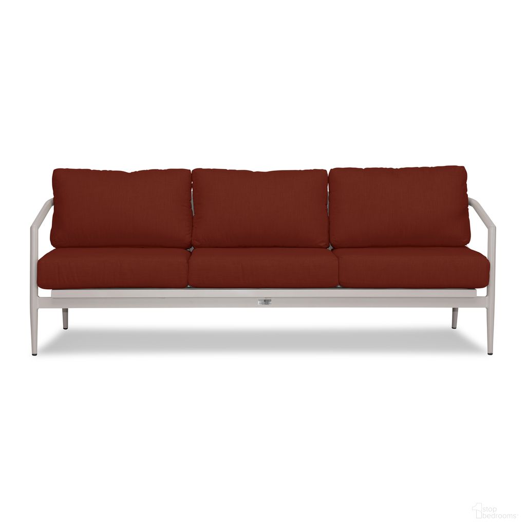 The appearance of Olio Sofa In Canvas Henna and Urbon Stone designed by Harmonia Living in the modern / contemporary interior design. This canvas henna/urbon stone piece of furniture was selected by 1StopBedrooms from Olio Collection to add a touch of cosiness and style into your home. Sku: OLIO-US-CAR-S-HN. Material: Aluminum.