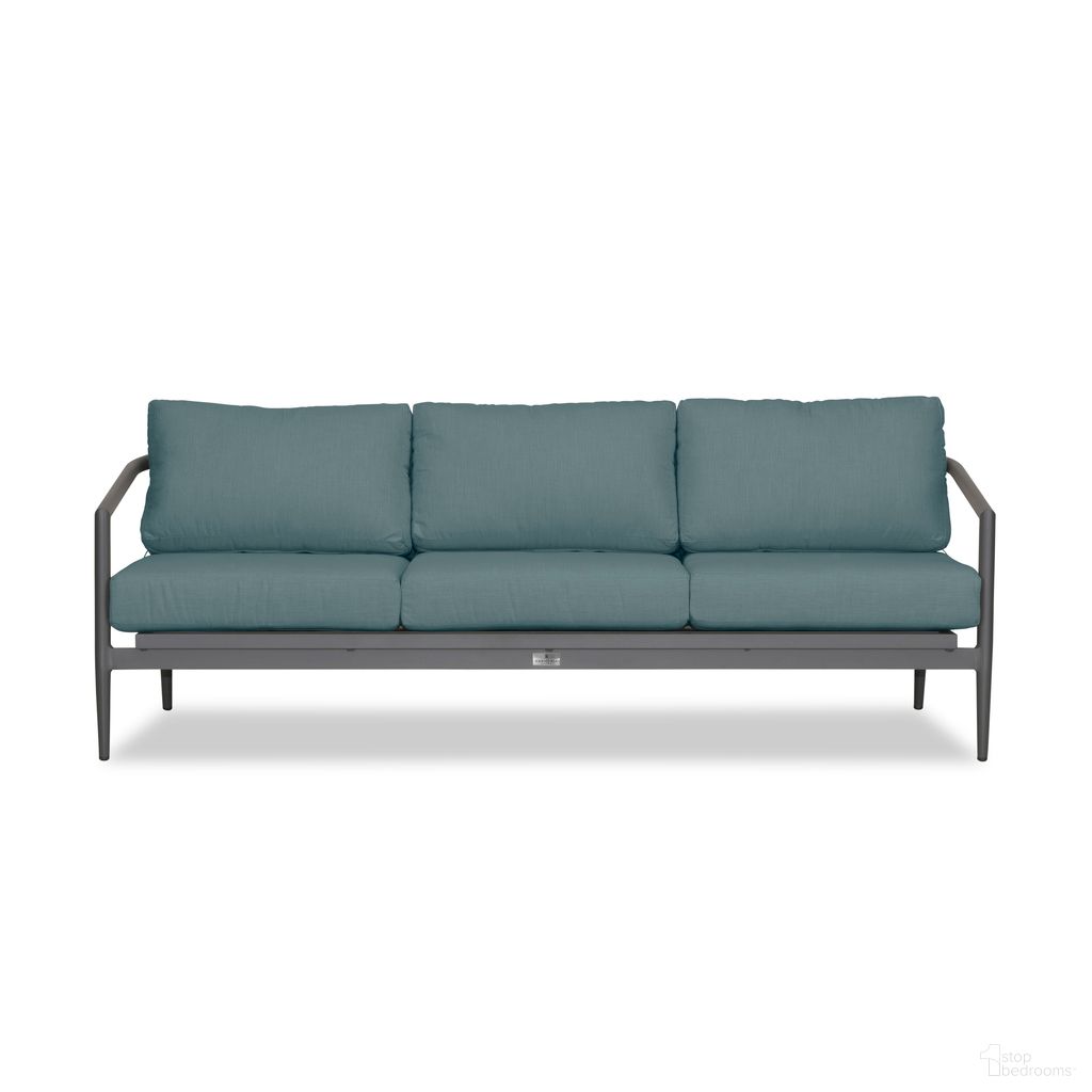 The appearance of Olio Sofa In Cast Lagoon and Slate designed by Harmonia Living in the modern / contemporary interior design. This cast lagoon/slate piece of furniture was selected by 1StopBedrooms from Olio Collection to add a touch of cosiness and style into your home. Sku: OLIO-SL-PG-S-CL. Material: Aluminum.