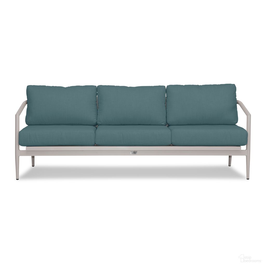 The appearance of Olio Sofa In Cast Lagoon and Urbon Stone designed by Harmonia Living in the modern / contemporary interior design. This cast lagoon/urbon stone piece of furniture was selected by 1StopBedrooms from Olio Collection to add a touch of cosiness and style into your home. Sku: OLIO-US-CAR-S-CL. Material: Aluminum.