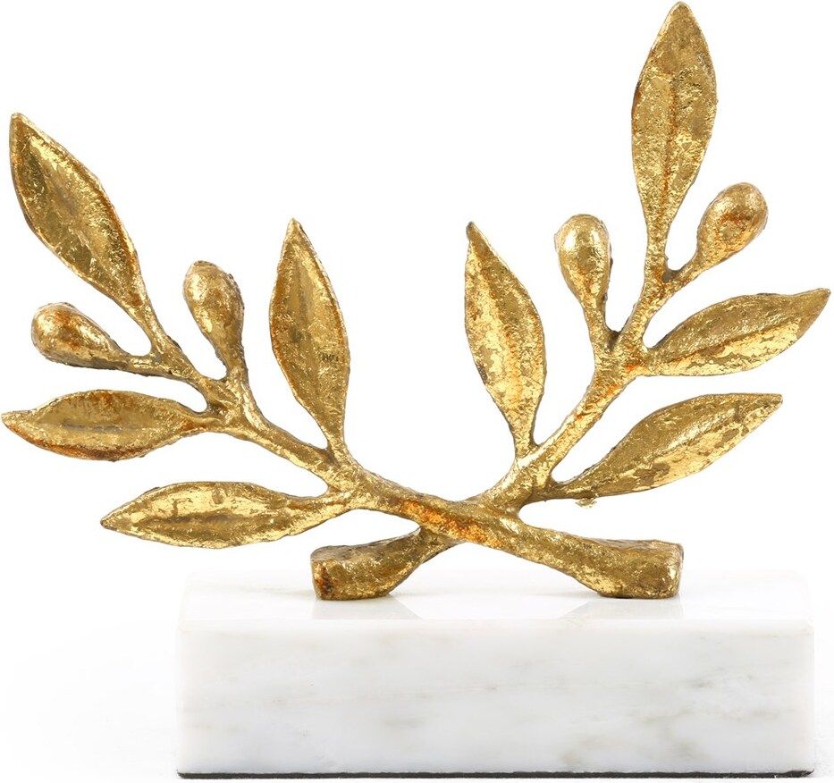 Olive Statue In Gold Leaf