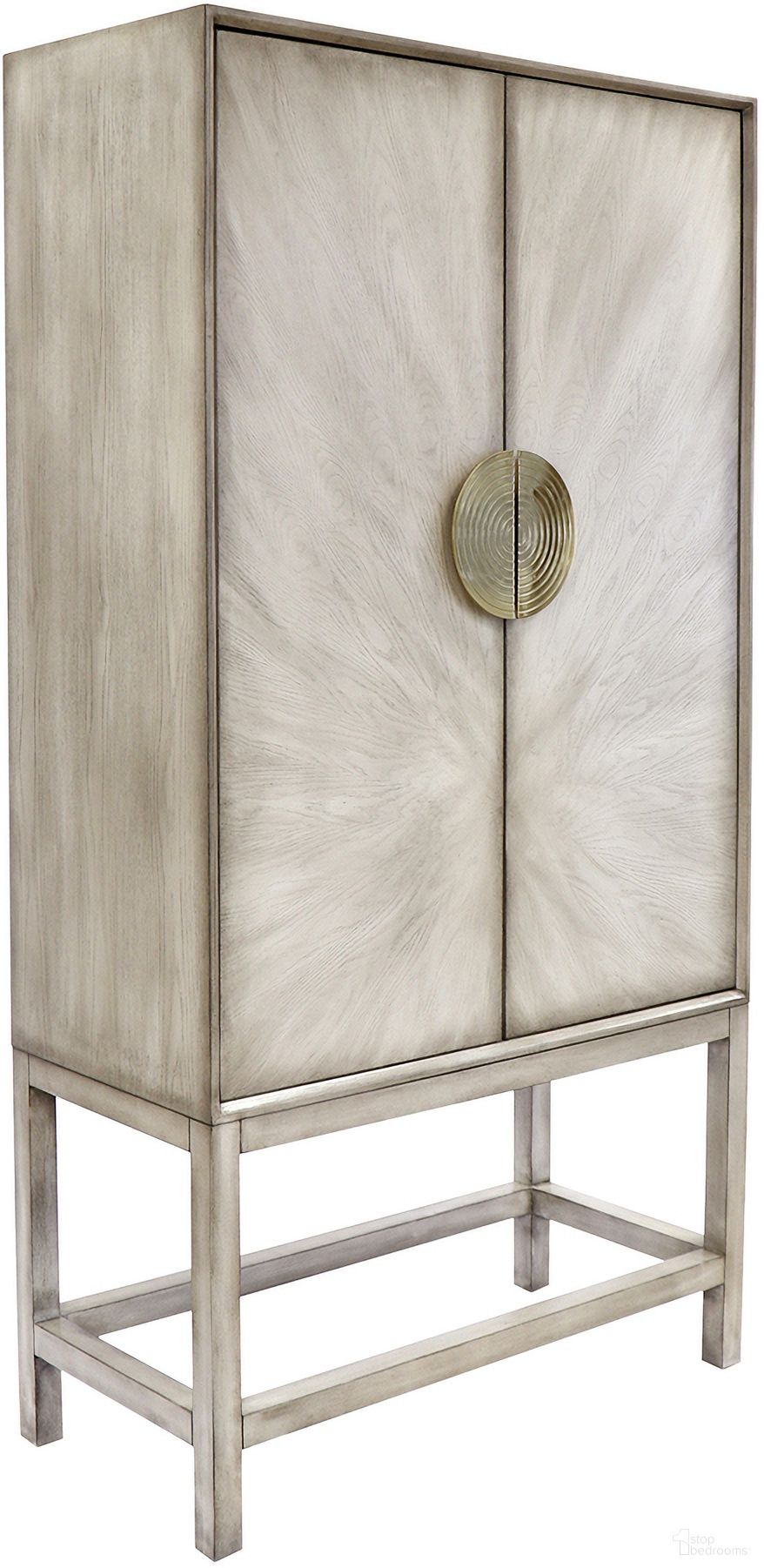 The appearance of Oliver Bar Cabinet In Grey and Gold designed by Pasargad Home in the modern / contemporary interior design. This grey and gold piece of furniture  was selected by 1StopBedrooms from Calypso Collection to add a touch of cosiness and style into your home. Sku: PPH-C1. Material: Wood.