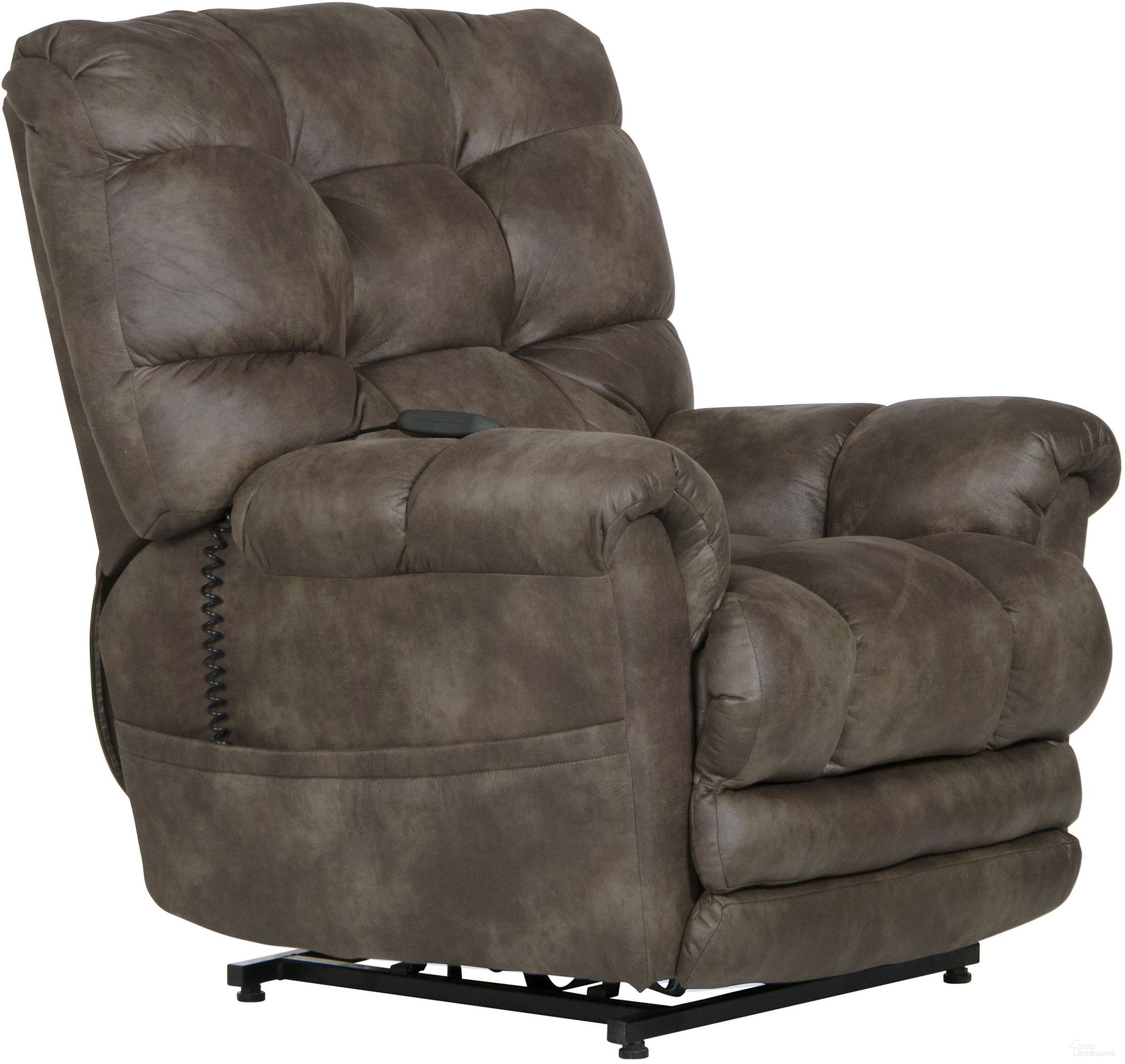 The appearance of Oliver Dusk Power Lift Recliner designed by Catnapper in the modern / contemporary interior design. This gray piece of furniture was selected by 1StopBedrooms from Oliver Collection to add a touch of cosiness and style into your home. Sku: 4861130089. Material: Fabric.