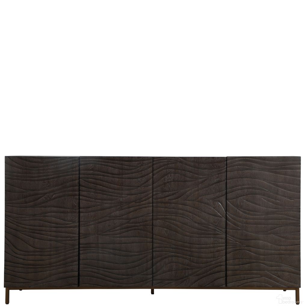 The appearance of Oliver Sideboard In Natural Black designed by Gabby in the transitional interior design. This natural black piece of furniture  was selected by 1StopBedrooms from Oliver Collection to add a touch of cosiness and style into your home. Sku: SCH-175443. Material: Oak.