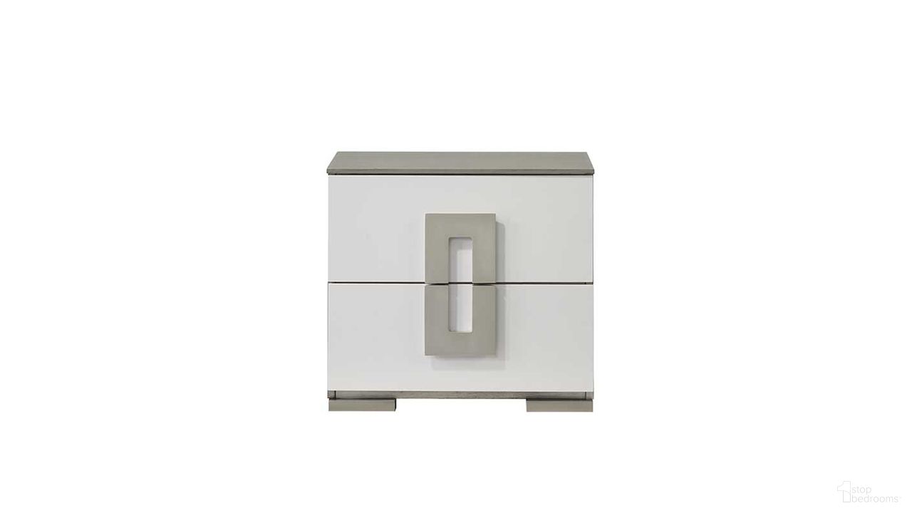 The appearance of Olivia Nightstand In White designed by Galaxy Home Furnishings in the modern / contemporary interior design. This white piece of furniture was selected by 1StopBedrooms from Olivia Collection to add a touch of cosiness and style into your home. Sku: 601955554428. Material: Solid Wood.