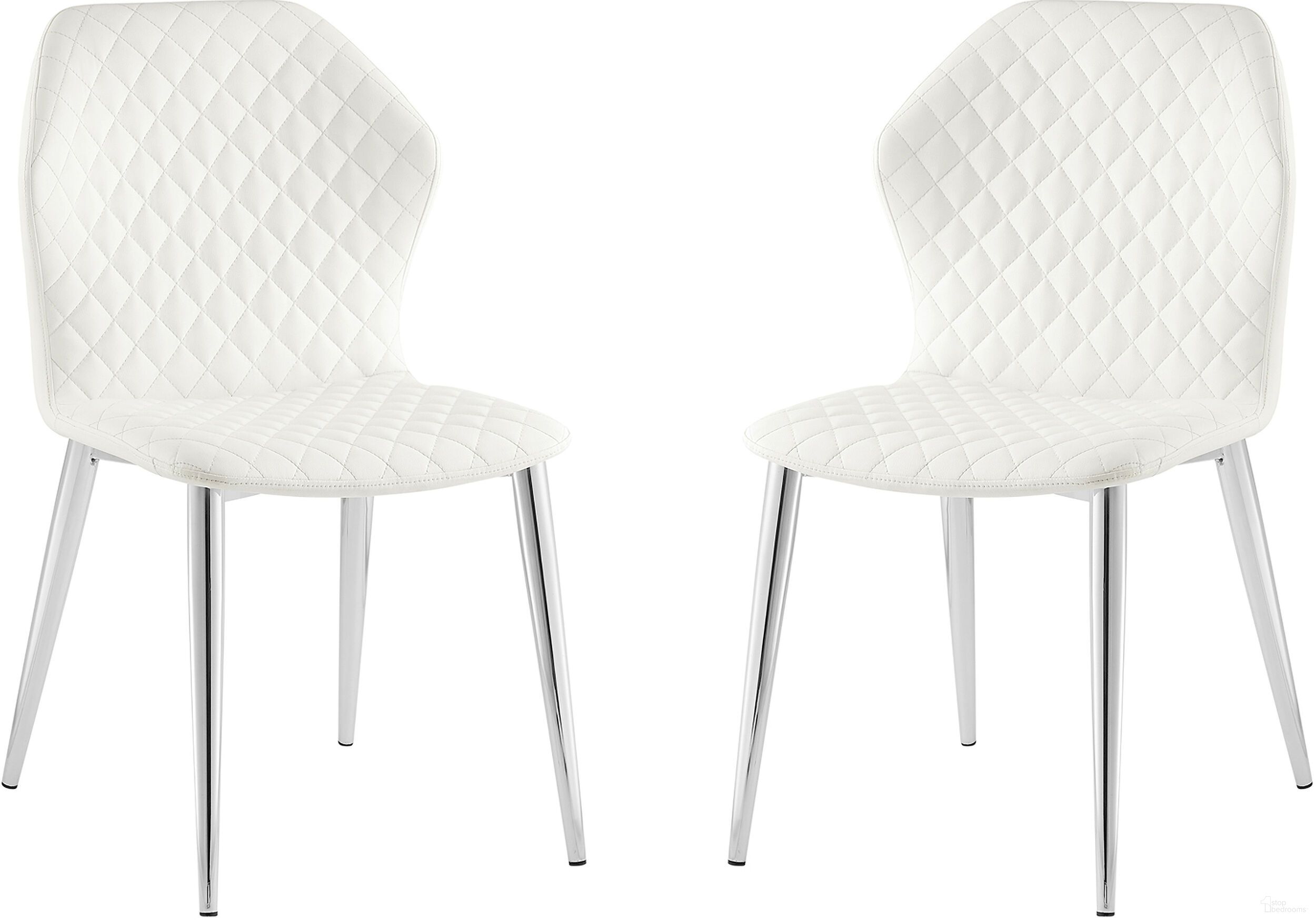 The appearance of Olivia PU Leather Dining Chair Set of 2 In White designed by Casabianca Home in the modern / contemporary interior design. This white piece of furniture was selected by 1StopBedrooms from Olivia Collection to add a touch of cosiness and style into your home. Sku: TC-DC04SSWH-SET2. Material: PU. Chair Type: Side Chair.