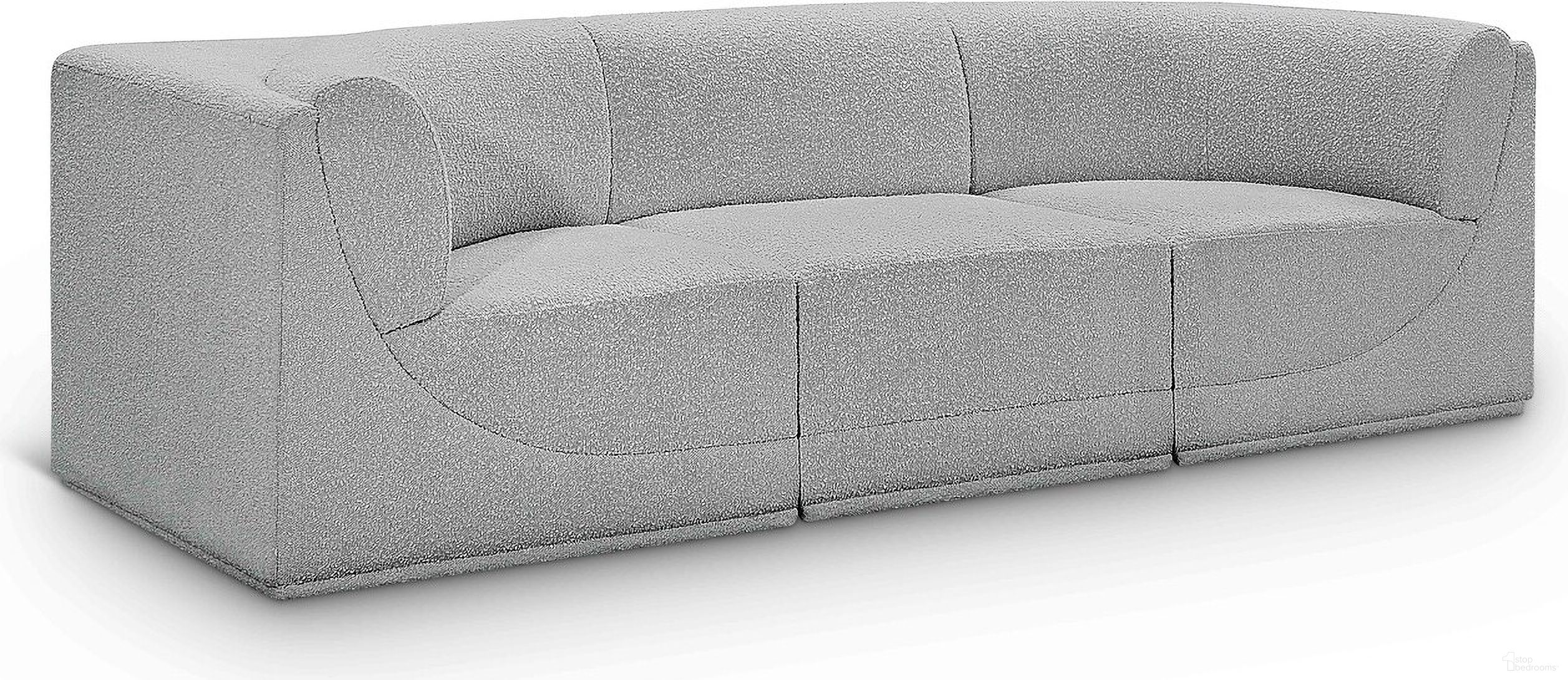 The appearance of Ollie Boucle Fabric 3 Seater Modular Sofa with Arm Support In Grey designed by Meridian in the modern / contemporary interior design. This grey piece of furniture was selected by 1StopBedrooms from Ollie Collection to add a touch of cosiness and style into your home. Sku: 118Grey-Armless;118Grey-Corner;118Grey-Corner. Material: Boucle.