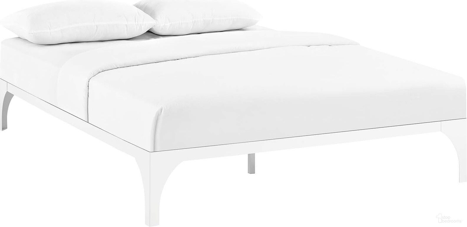 Ollie White Full Bed Frame